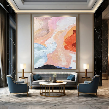 Handcrafted Large Abstract Art for Dining Room & Bar DTP275