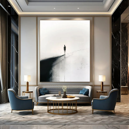 Hand-Painted Bespoke Abstract Canvas for Dining Room & Hallway LargeART1931