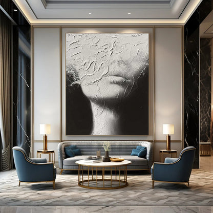 Hand-Painted Bespoke Abstract Art for Hotel & Entryway LargeART1871