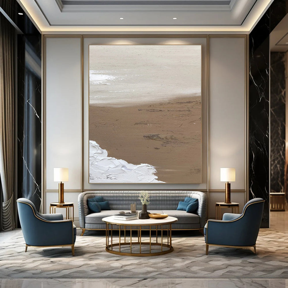Handmade Big-Size Abstract Creations for Bedroom & Office DTP375