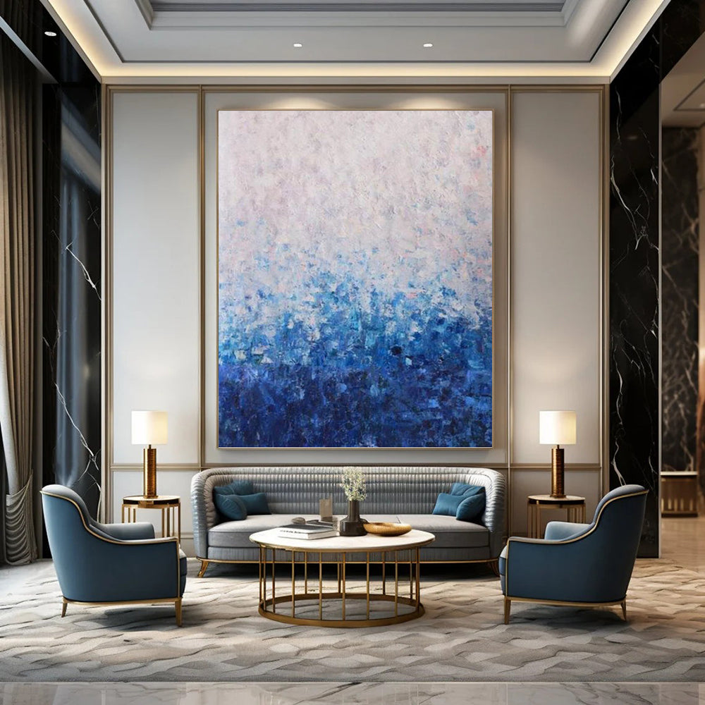 Captivating Hand - Painted Textured Abstract on Canvas for Bedroom & Dining Room DKH1350