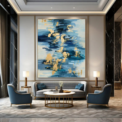 Bold Textured Abstract Artwork for Office & Bar DKH0931