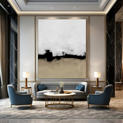 Industrial Textured Abstract Artwork for Office & Hotel Lobby DKH0965