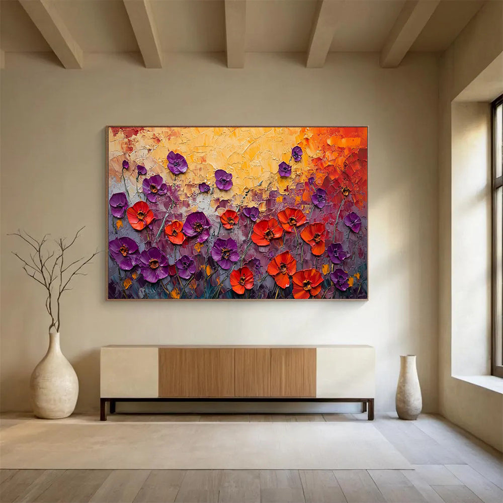 Whimsical Large Abstract Wall Decor for Bedroom & Office LargeART1765