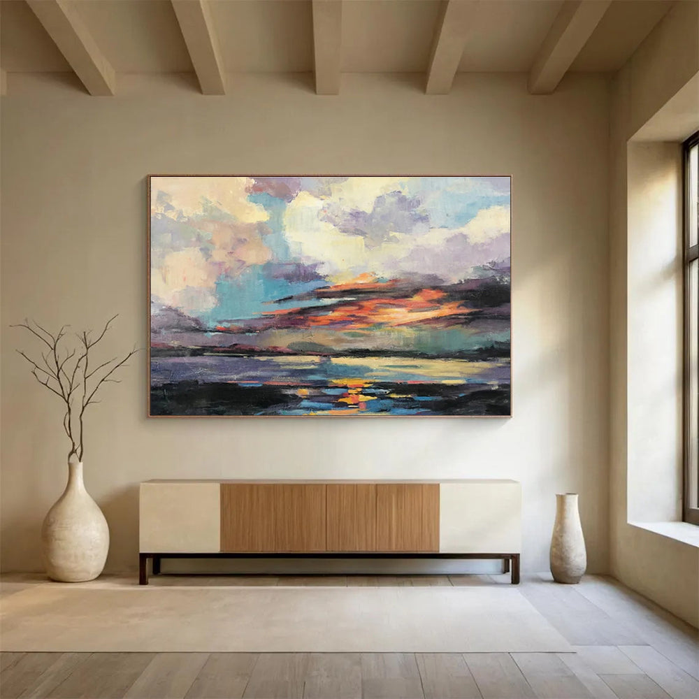 Alluring Large - Sized Abstract Wall Art for Bar & Office DKH197