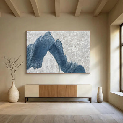 “Flaming Reverie” Giant Abstract Artwork for Living Room & Dining Room DKH214