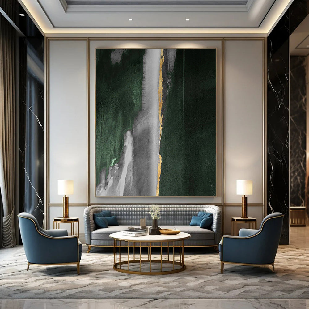 Grand Hand - Painted Textured Abstract Canvas for Bedroom & Bar DKH1203