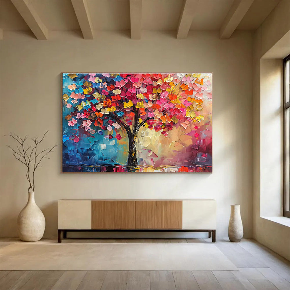 Enriching Original Vast Textured Handmade Abstract Wall Mural for Artistic Enrichment DKH858