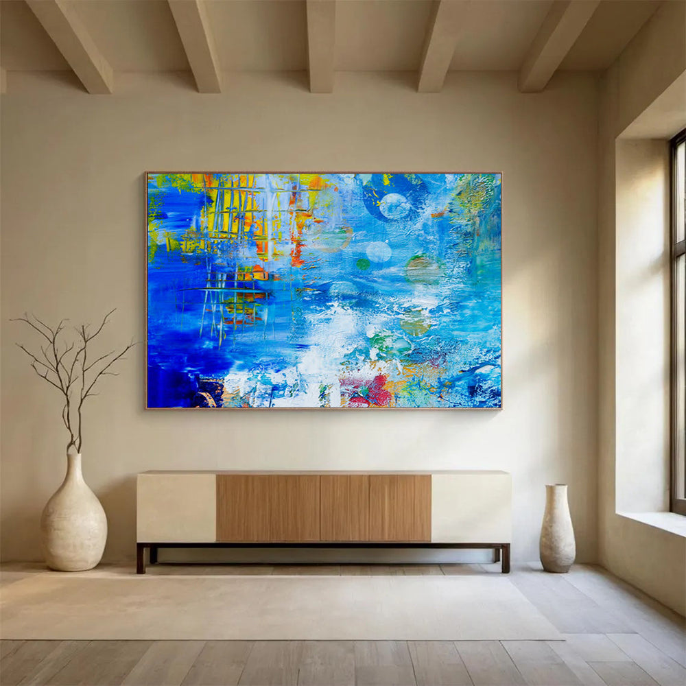 Gigantic Abstract Artwork for Living Room & Dining Room DKH439