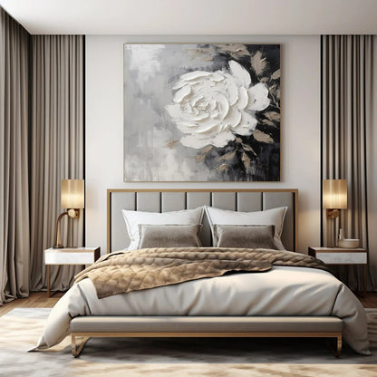 Custom Hand-Painted Abstract Painting for Office & Living Room LargeART1466