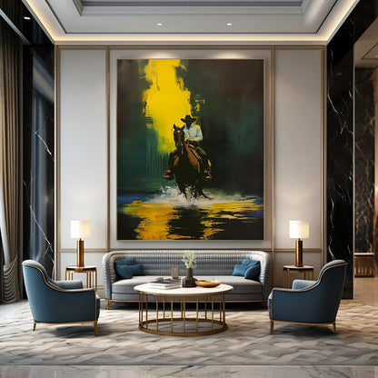 Lavender Lullaby: Immense - Sized Hand - Painted Textured Custom Abstract Art for Bedroom and Living Room DTP104