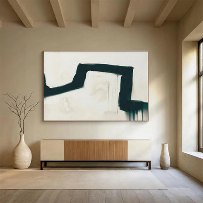 Spirited Giant Abstract Mural for Office & Living Room LargeART1790