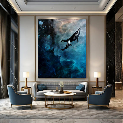 Dramatic Textured Abstract Wall Art for Entryway & Hotel Suite DKH0933