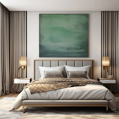 Large-Scale Hand-Painted Abstract Mural for Bedroom & Hallway LargeART1465