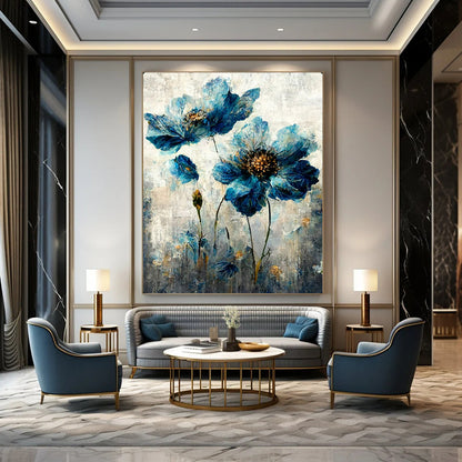 Custom-Crafted Textured Wall Mural for Living Room & Hotel LargeART2169