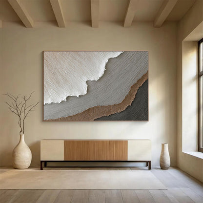 “Mystic Reflections” Giant Abstract Canvas for Bedroom & Entryway DKH251