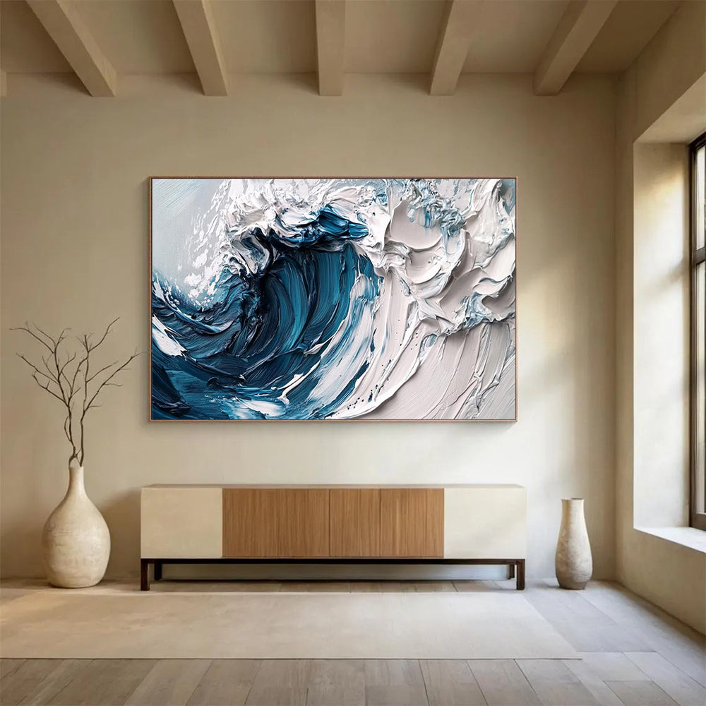 Alluring Large Abstract Painting for Hallway & Entryway DKH873