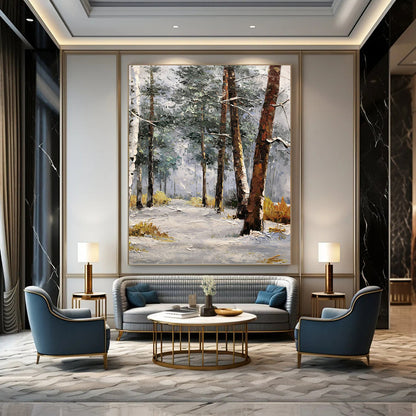 Whimsical Hand - Painted Textured Abstract for Bedroom & Hallway DKH1274