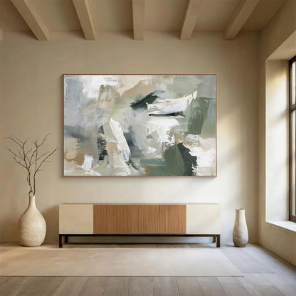 “Innovative Impulses” Vast Abstract Painting for Office & Bar DKH240