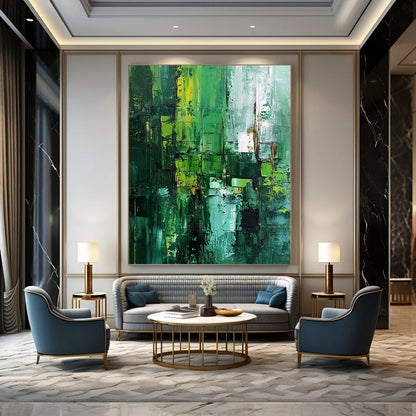 Mammoth Hand - Painted Textured Custom Abstract Work for Hallway and Living Room DTP012