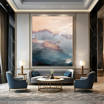 Handmade Custom Abstract Paintings: Big Sizes & Textured Styles DTP164