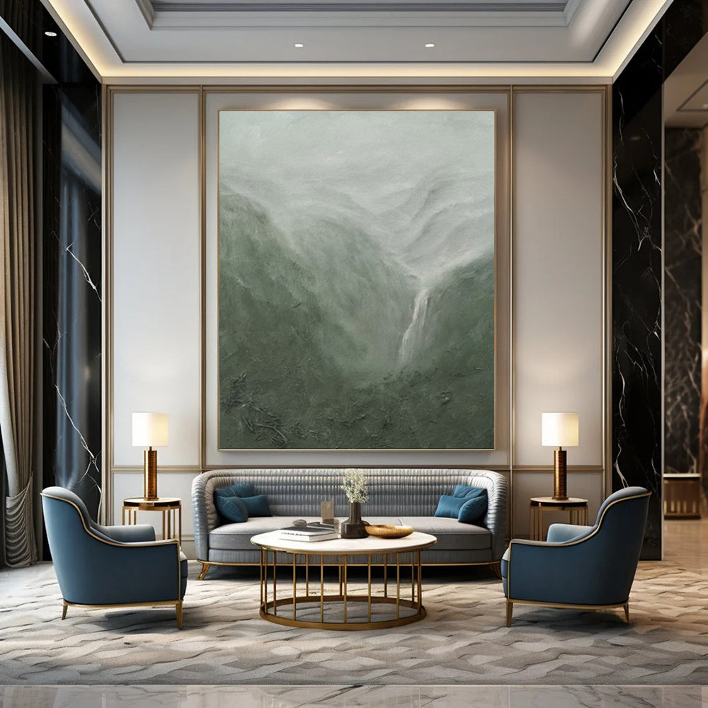 Extra - Colossal Hand - Painted Custom Abstract Work (with Unique Textures), for Hallway and Bar DKH1490