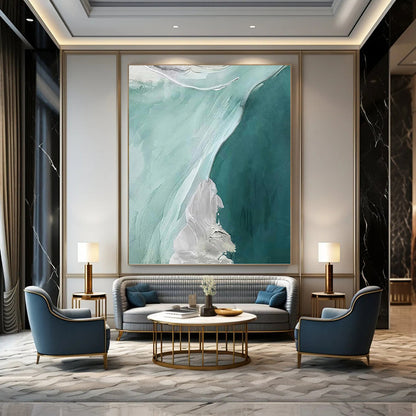 Mesmerizingly Immense Hand - Painted Textured Abstract Art for Office & Dining Room DKH1236