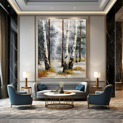 Bold Hand - Painted Textured Abstract Canvas for Entryway & Office DKH1276