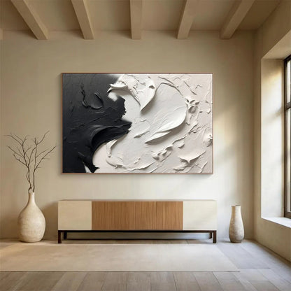 Peaceful Large - Format Abstract Painting for Entryway & Bedroom LargeART1729