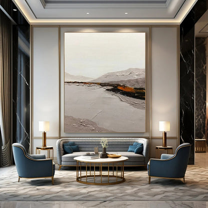 Custom Hand-Painted Abstract Paintings for Dining Room & Bar DTP401