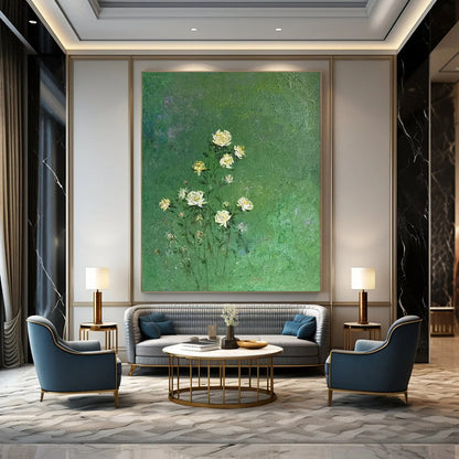 Bold & Graphic Hand-Painted Custom Abstract Painting for Office & Hotel LargeART1978