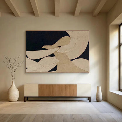 Minimalist Geometric Abstract - Modern Living Room or Office Art DLZ247