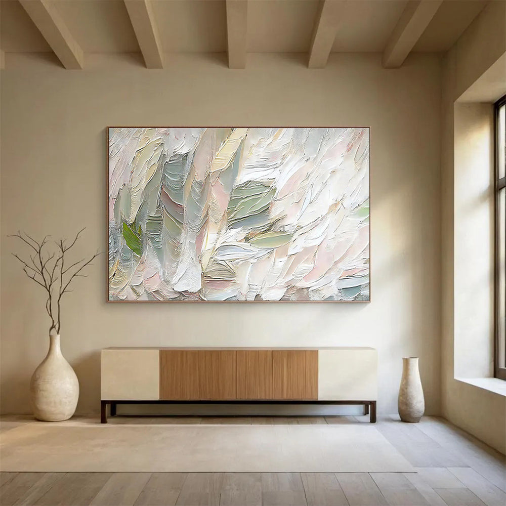 “Infinite Echoes” Giant Abstract Wall Decor for Living Room & Hallway DKH261