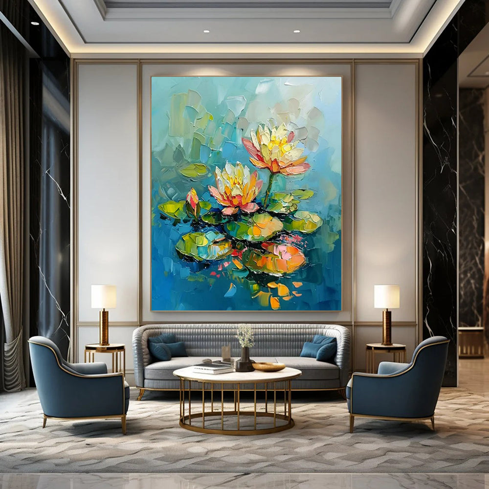 Stupendous Hand-Painted Abstract Wall Installations for Bar & VIP Lounge LargeART2240