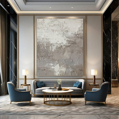 Titanic - Proportioned Hand - Painted Textured Custom Abstract Mural, Suitable for Bar and Hallway DKH1500