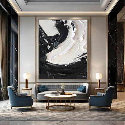 Big-Size Custom Abstract Paintings for Dining Room & Bar DTP385