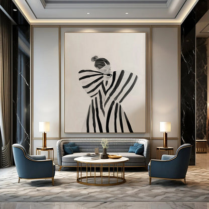Luminous & Radiant Abstract Canvas Art for Living Room & Office LargeART2038