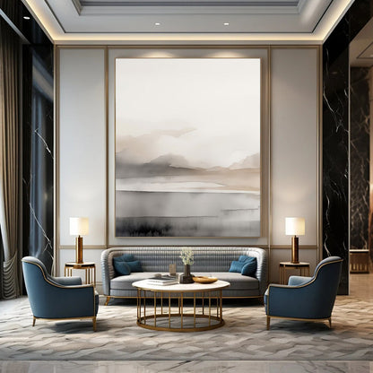 Elegant Textured Abstract Wall Art for Dining Room & Banquet Hall LargeART2060