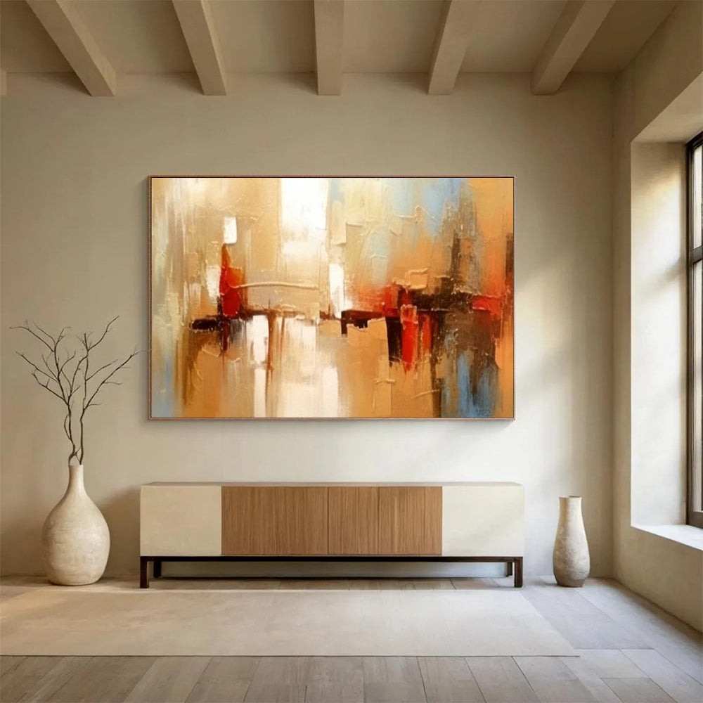 “Graceful Impressions” Colossal Abstract Painting for Office & Hallway DKH278