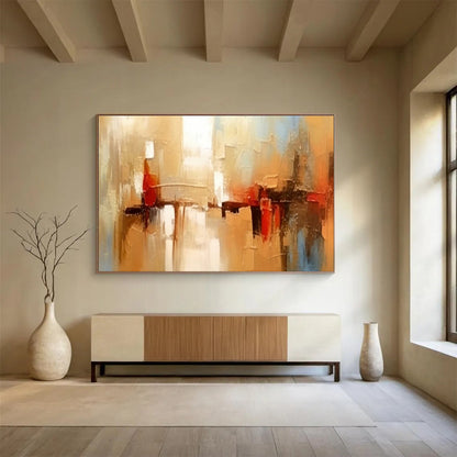 “Graceful Impressions” Colossal Abstract Painting for Office & Hallway DKH278