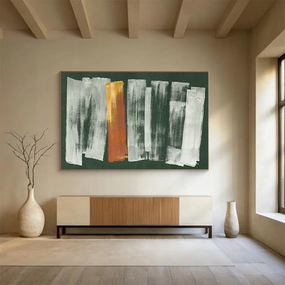 Striking Hand - Painted Textured Abstract Wall Painting for Bedroom & Hallway DKH612