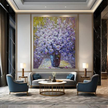 Alluring Hand - Painted Textured Abstract for Hallway & Bedroom DKH1346