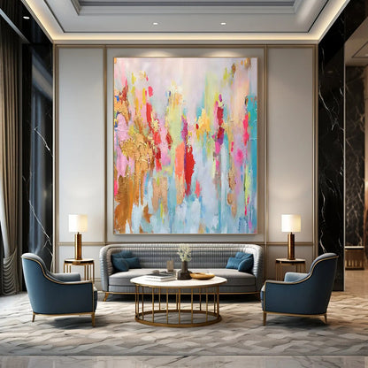 Joyful Hand - Painted Textured Abstract for Bedroom & Bar DKH1340