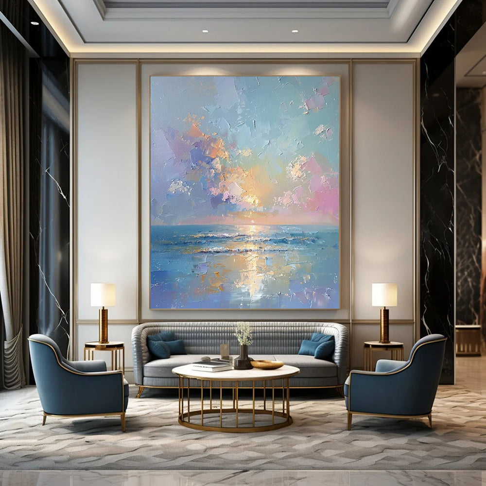 Massive Hand-Painted Abstract Artwork for Dining Room & Hallway LargeART2202