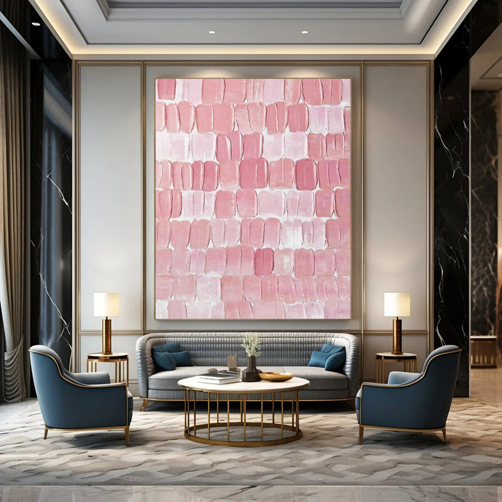 Colossal Hand-Painted Abstract Canvases for Dining Room & Hotel LargeART2266