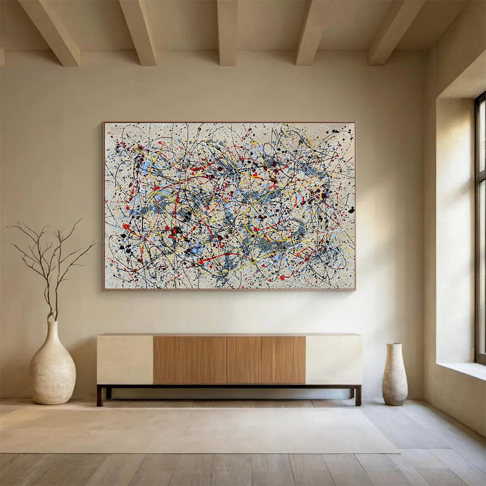 Sophisticated Massive Abstract Art for Dining Room & Bar LargeART1589