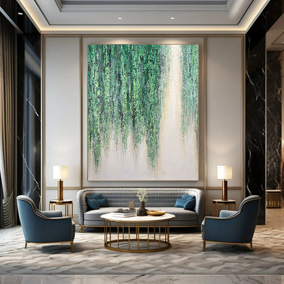 Jumbo - Proportioned Hand - Painted Textured Custom Abstract Rhapsody, for Office and Hallway DKH1506