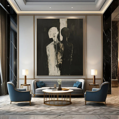 Artisan-Made Large-Scale Textured Canvas for Office & Bedroom LargeART2171