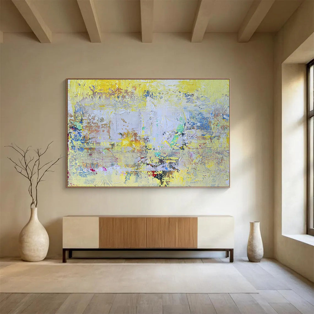 Stupendous Colossal Abstract Painting for Office & Hallway DKH194