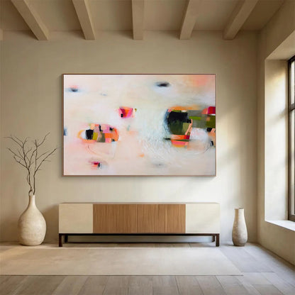 Made - to - Order Big Abstract Painting for Retail Boutique DKH034